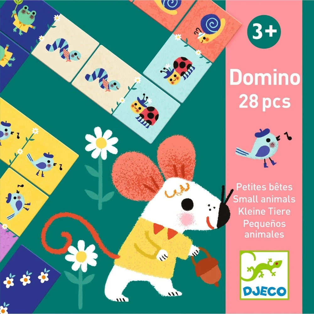 DJECO Domino Kleine Dieren 3jr+ 5 DJECO Domino Kleine Dieren 3jr+ - Afbeelding 3