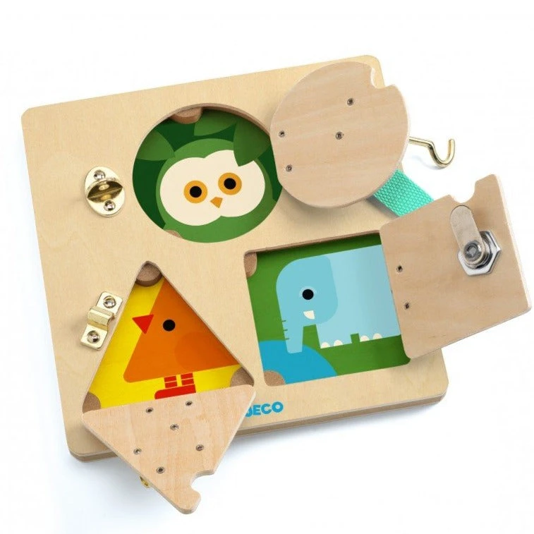 DJECO Slotjes Leren Lock Basic 3 Jr+ 3 DJECO Slotjes Leren Lock Basic 3 Jr+