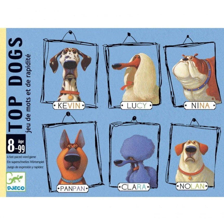 DJECO Kaartspel Top Dogs 8 Jr+ 3 DJECO Kaartspel Top Dogs 8 Jr+
