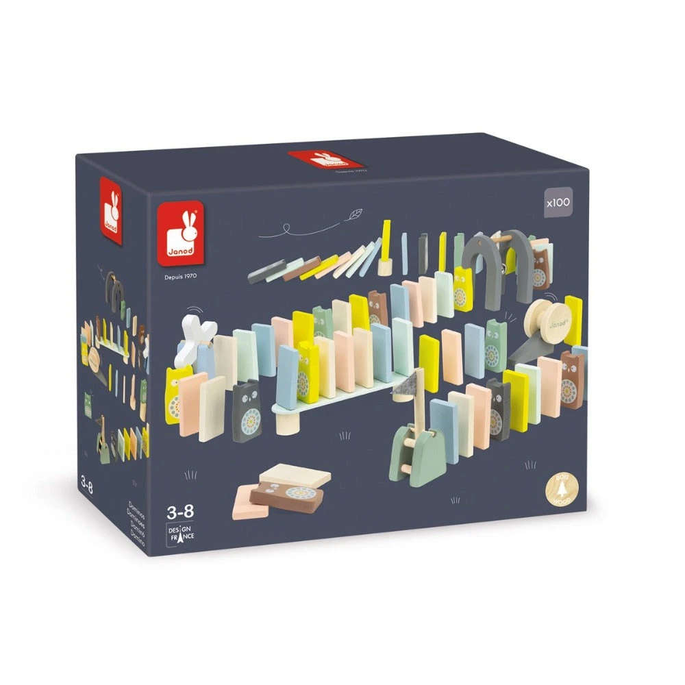 JANOD Dominostenen Sweet Cocoon 2jr+ 8 JANOD Dominostenen Sweet Cocoon 2jr+ - Afbeelding 6