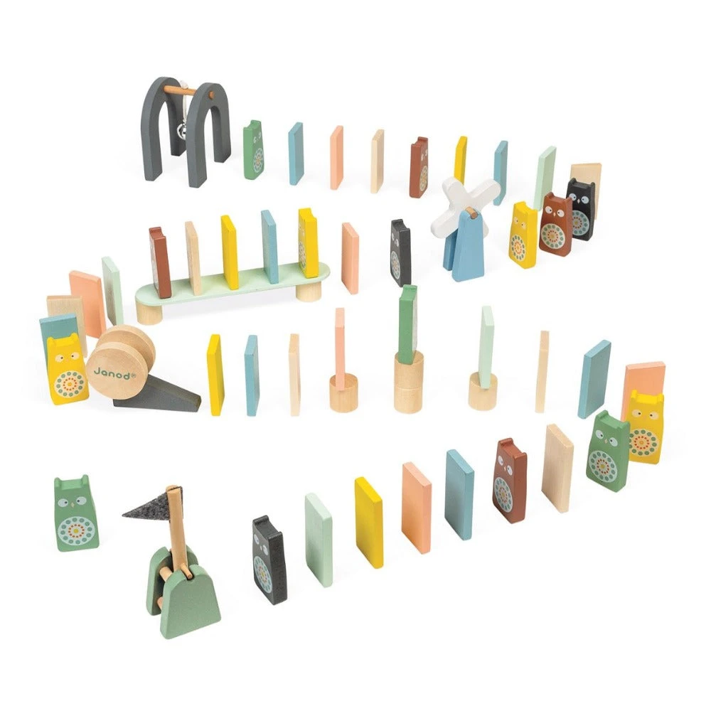 JANOD Dominostenen Sweet Cocoon 2jr+ 4 JANOD Dominostenen Sweet Cocoon 2jr+ - Afbeelding 2