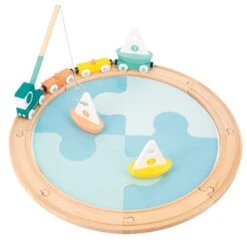 JANOD Hengelspel Zeilboot En Rails 2 Jr+