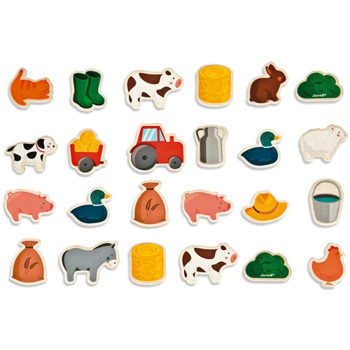 JANOD Magneten Boerderij 18 Mnd+ 4 JANOD Magneten Boerderij 18 Mnd+ - Afbeelding 2
