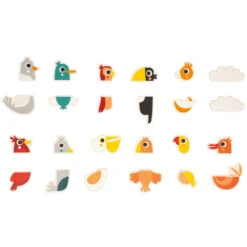 JANOD Magneten Mix Mach Vogels 2 Jr+ / 24 Stks -Janob Verkoop JANODmagnetenmixmachvogels119643 4