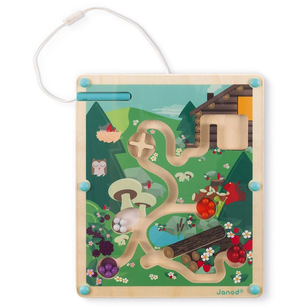 JANOD Magnetisch Doolhof Bos 2jr+ 4 JANOD Magnetisch Doolhof Bos 2jr+ - Afbeelding 2