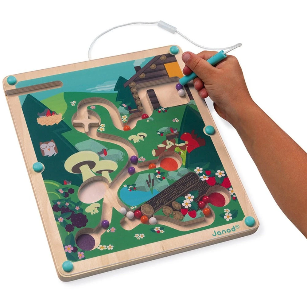 JANOD Magnetisch Doolhof Bos 2jr+ 5 JANOD Magnetisch Doolhof Bos 2jr+ - Afbeelding 3