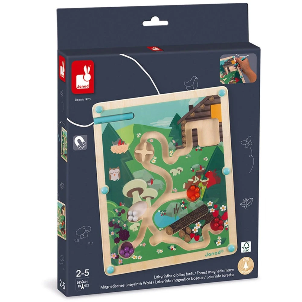 JANOD Magnetisch Doolhof Bos 2jr+ 6 JANOD Magnetisch Doolhof Bos 2jr+ - Afbeelding 4