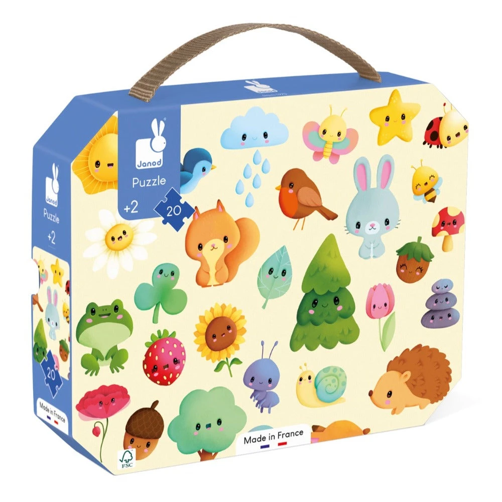 JANOD Puzzel De Natuur 2 Jr+ / 20 Stks 3 JANOD Puzzel De Natuur 2 Jr+ / 20 Stks