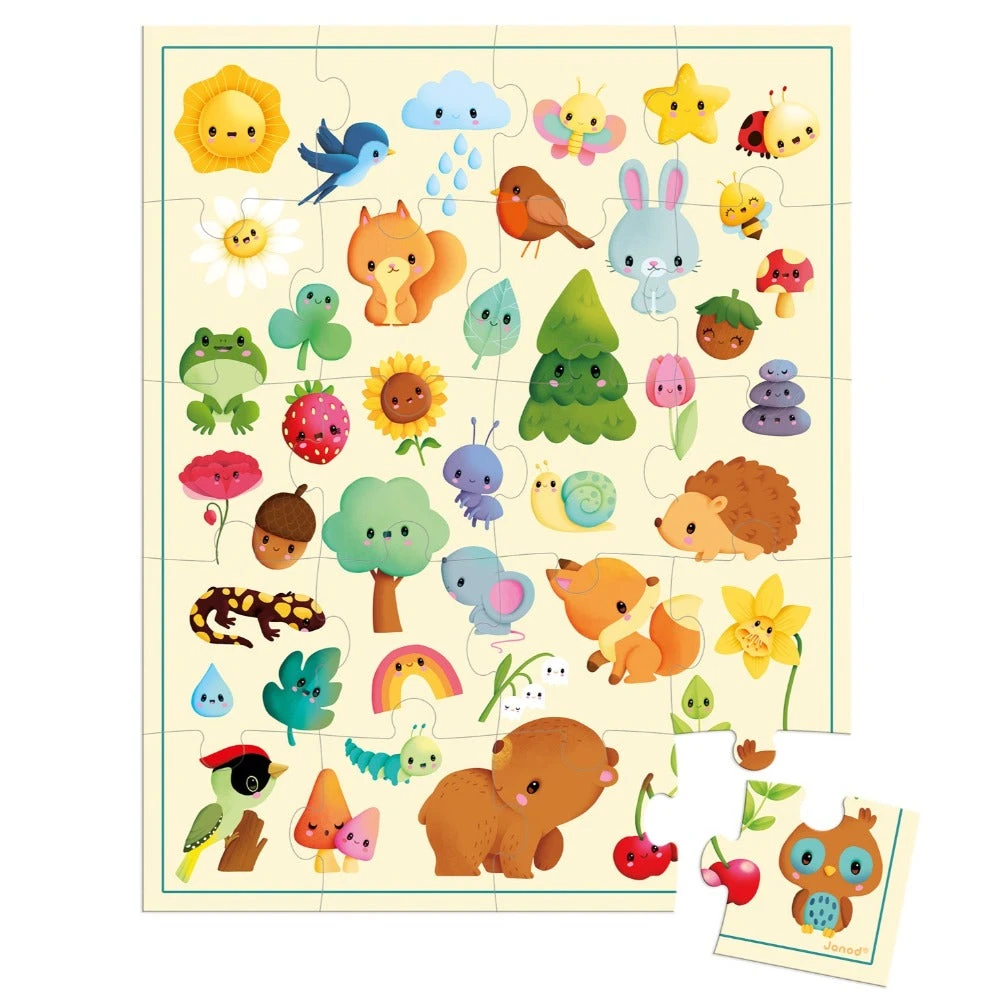 JANOD Puzzel De Natuur 2 Jr+ / 20 Stks 4 JANOD Puzzel De Natuur 2 Jr+ / 20 Stks - Afbeelding 2