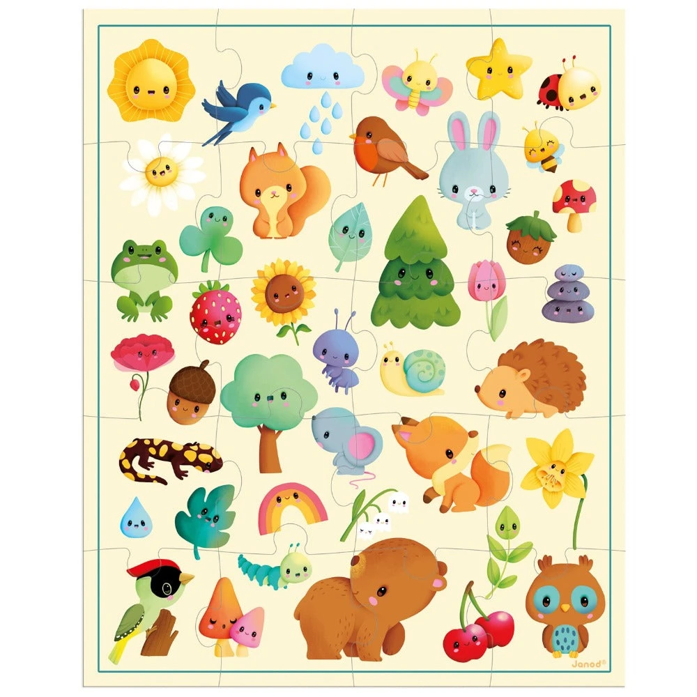 JANOD Puzzel De Natuur 2 Jr+ / 20 Stks 5 JANOD Puzzel De Natuur 2 Jr+ / 20 Stks - Afbeelding 3