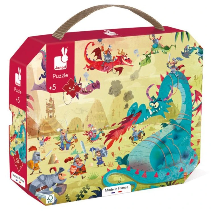 JANOD Puzzel Draken 5jr+ / 54 Stks 3 JANOD Puzzel Draken 5jr+ / 54 Stks