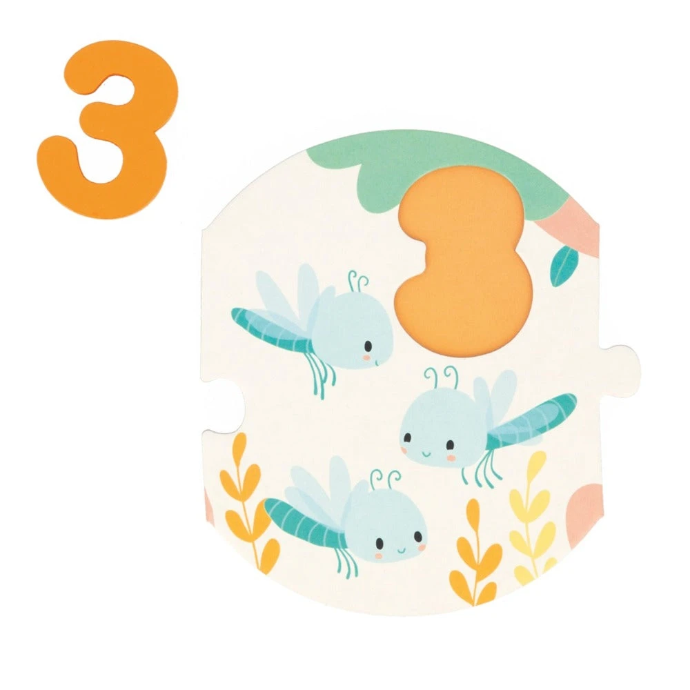 JANOD Mijn Eerste Puzzel Cijfers 2 Jr+ / 10 Stks 5 JANOD Mijn Eerste Puzzel Cijfers 2 Jr+ / 10 Stks - Afbeelding 3