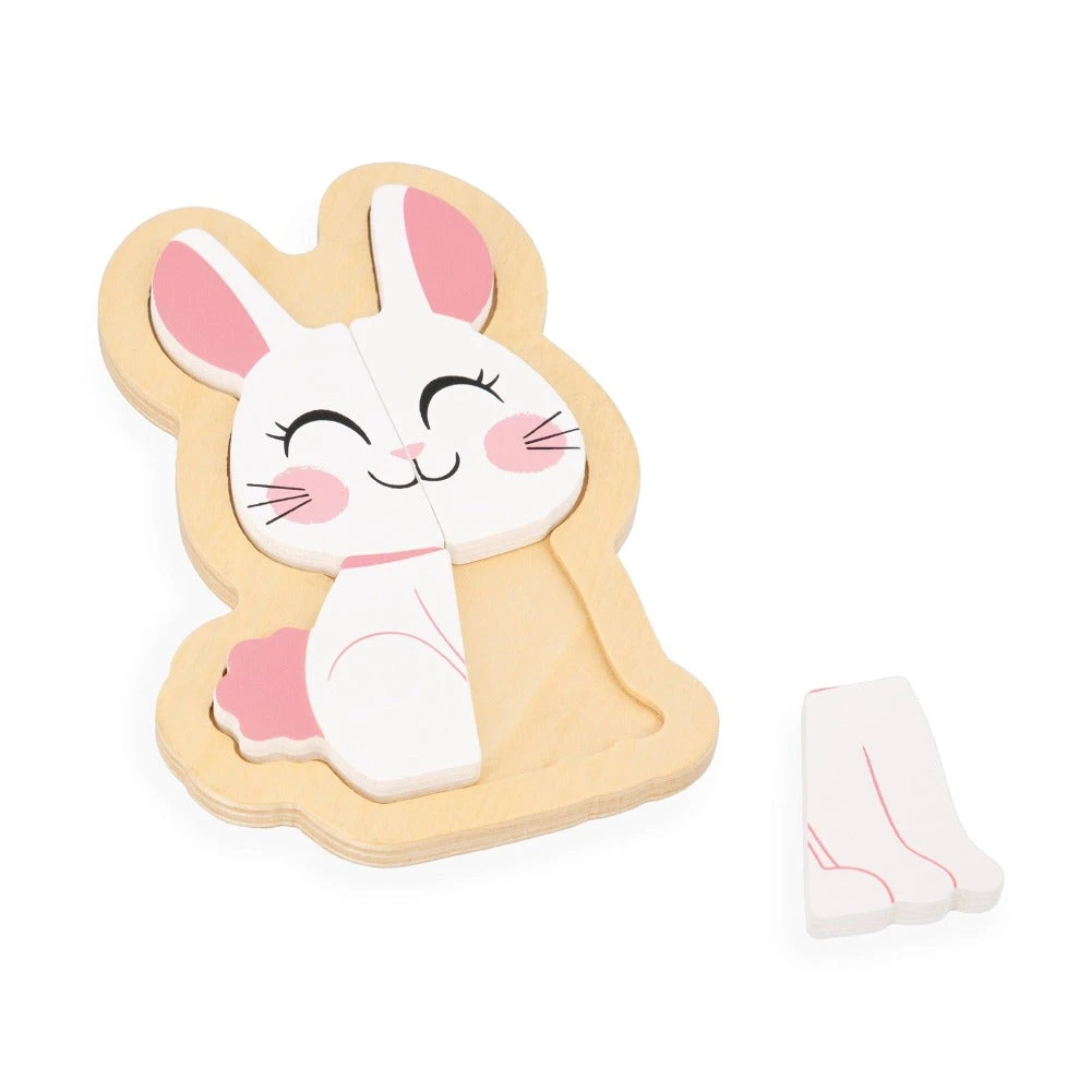 JANOD Puzzel Tuindieren 18 M+ / 2-3-4-5 Stks 9 JANOD Puzzel Tuindieren 18 M+ / 2-3-4-5 Stks - Afbeelding 7