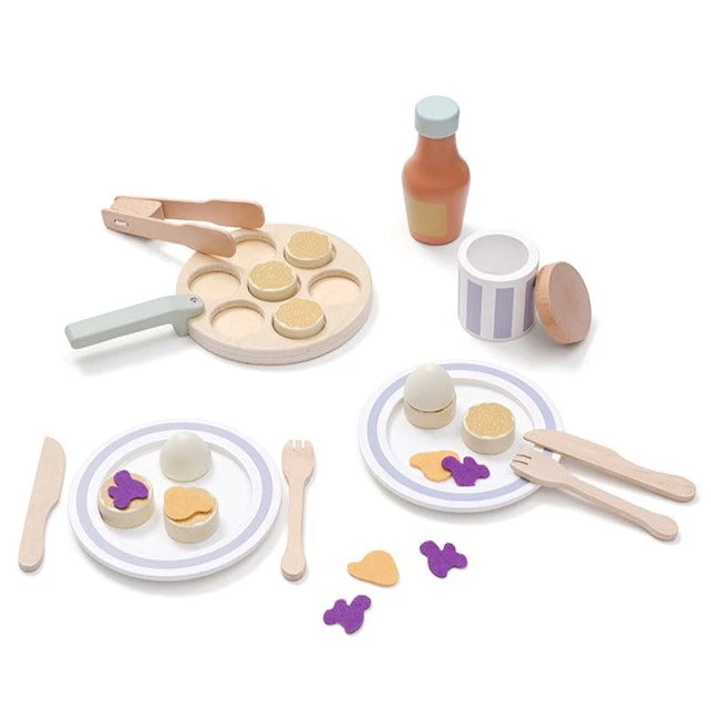 Kids Concept Swedish Pancake Set Kids Hub 2 Jr+ 4 Kids Concept Swedish Pancake Set Kids Hub 2 Jr+ - Afbeelding 2