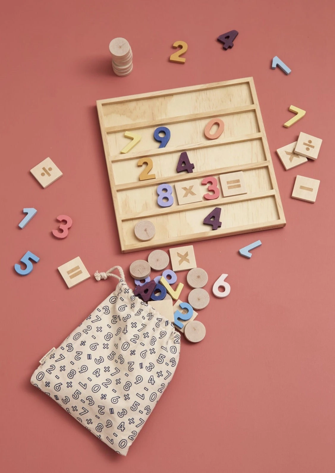 Kids Concept Houten Telbord 3 Jr+ 3 Kids Concept Houten Telbord 3 Jr+