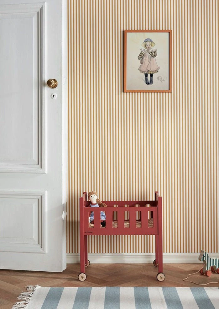 Kids Concept Poppenbed Carl Rood 3 Jr+ 5 Kids Concept Poppenbed Carl Rood 3 Jr+ - Afbeelding 3