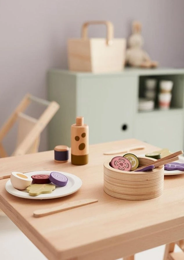 Kids Concept Salade Set Kids Hub 3 Jr+ 8 Kids Concept Salade Set Kids Hub 3 Jr+ - Afbeelding 6