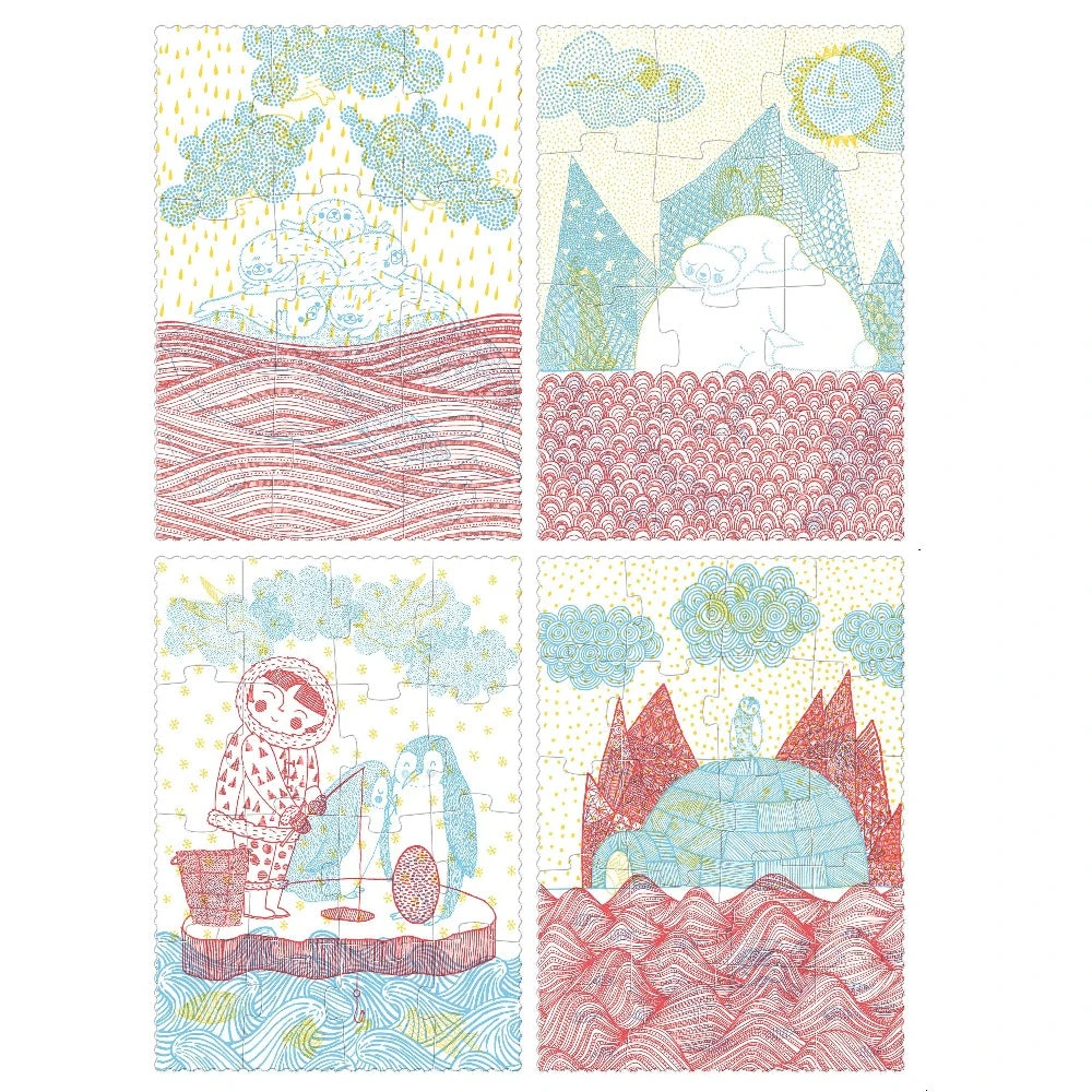 LONDJI Puzzel Dans Igloo 3 Jr+ / 9-12-16-20 Stks 7 LONDJI Puzzel Dans Igloo 3 Jr+ / 9-12-16-20 Stks - Afbeelding 5