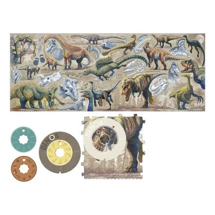 LONDJI Puzzel Dinos 8jr+ / 350 Stks 4 LONDJI Puzzel Dinos 8jr+ / 350 Stks - Afbeelding 2