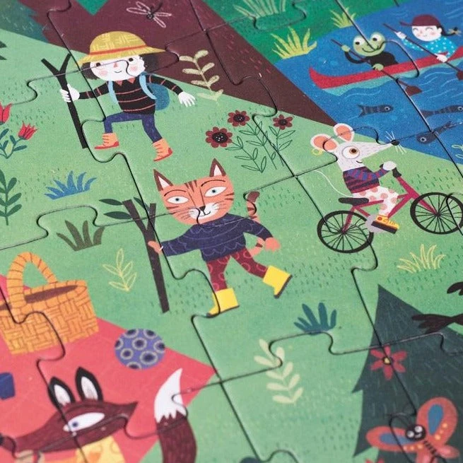 LONDJI Puzzel Let's Go To The Mountain 3jr+ / 36 Stks 6 LONDJI Puzzel Let's Go To The Mountain 3jr+ / 36 Stks - Afbeelding 4