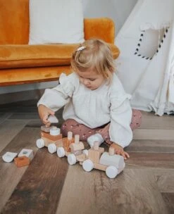 Label Label Stapeltrein Nougat 18 Mnd+ -Janob Verkoop LabelLabelstapeltreinnougat18mnd C