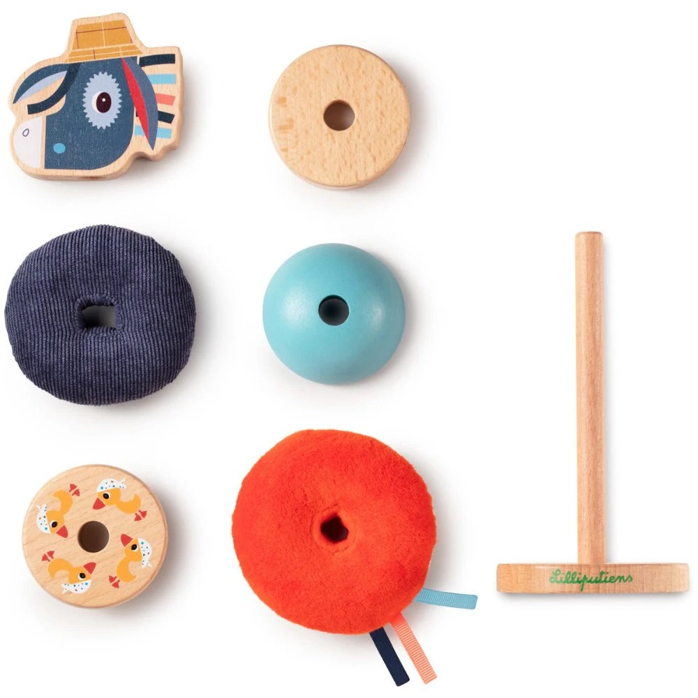 Lilliputiens Stapeltoren Ezel Ignace 9 Mnd+ 4 Lilliputiens Stapeltoren Ezel Ignace 9 Mnd+ - Afbeelding 2