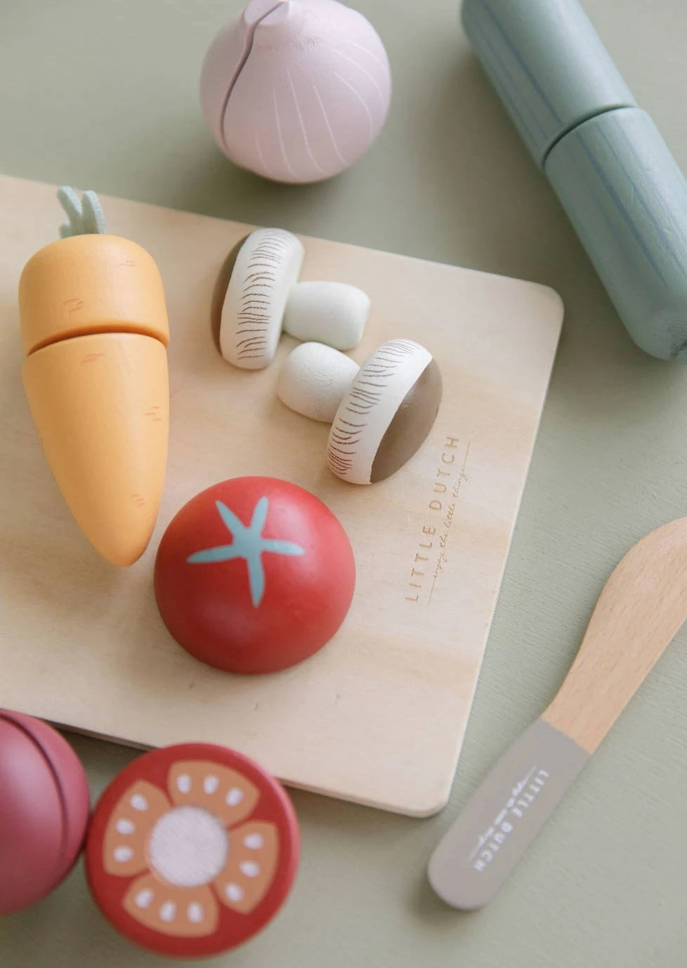 Little Dutch Houten Groenten 2 Jr+ 4 Little Dutch Houten Groenten 2 Jr+ - Afbeelding 2