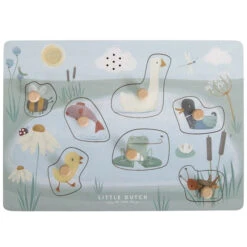 Little Dutch Knoppuzzel Met Geluid Little Goose 1 Jr+ -Janob Verkoop LittleDutchknoppuzzelmetgeluidLittleGooseLD4763