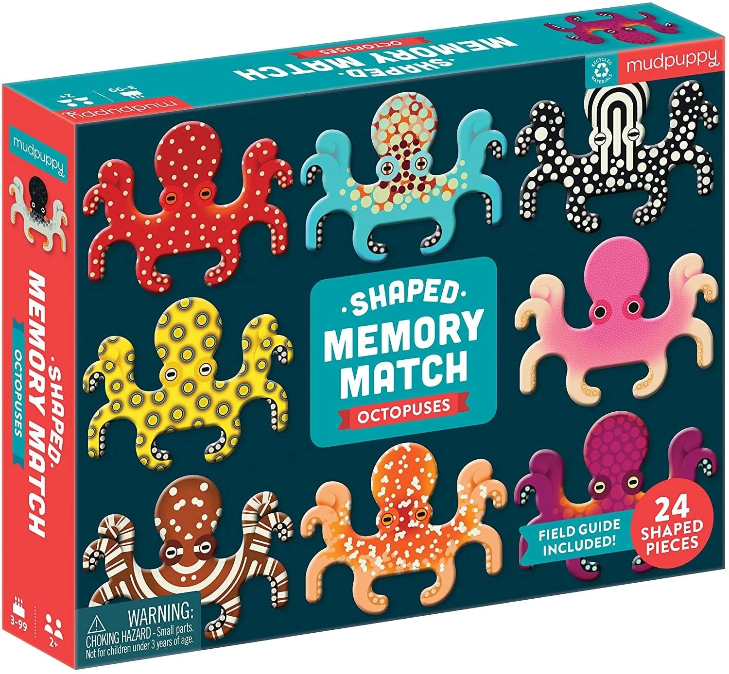 Mudpuppy Memory Octopuses 3jr+ 3 Mudpuppy Memory Octopuses 3jr+