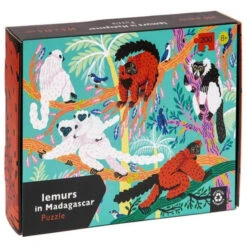 Petit Monkey Puzzel Lemurs In Madagascar 8 Jr+ / 200 Stks