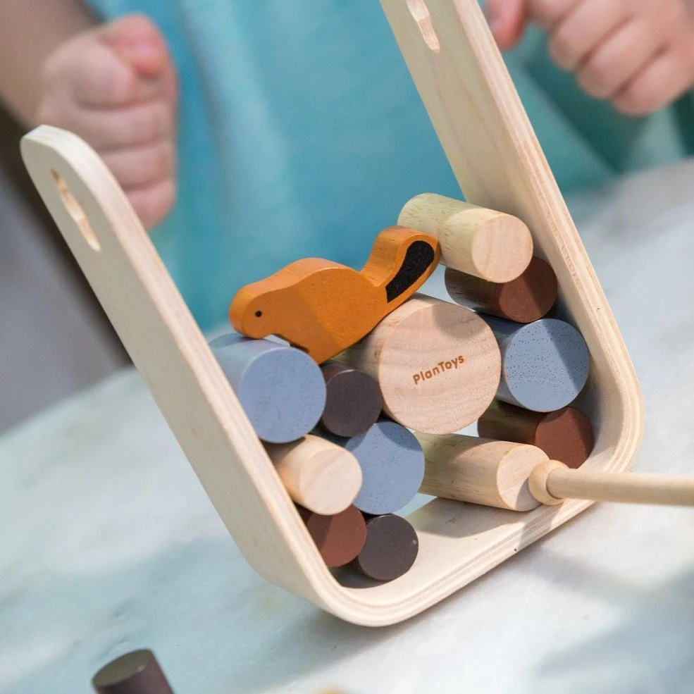 Plan Toys Timber Tumble Spel Grijs 3 Jr+ 7 Plan Toys Timber Tumble Spel Grijs 3 Jr+ - Afbeelding 5