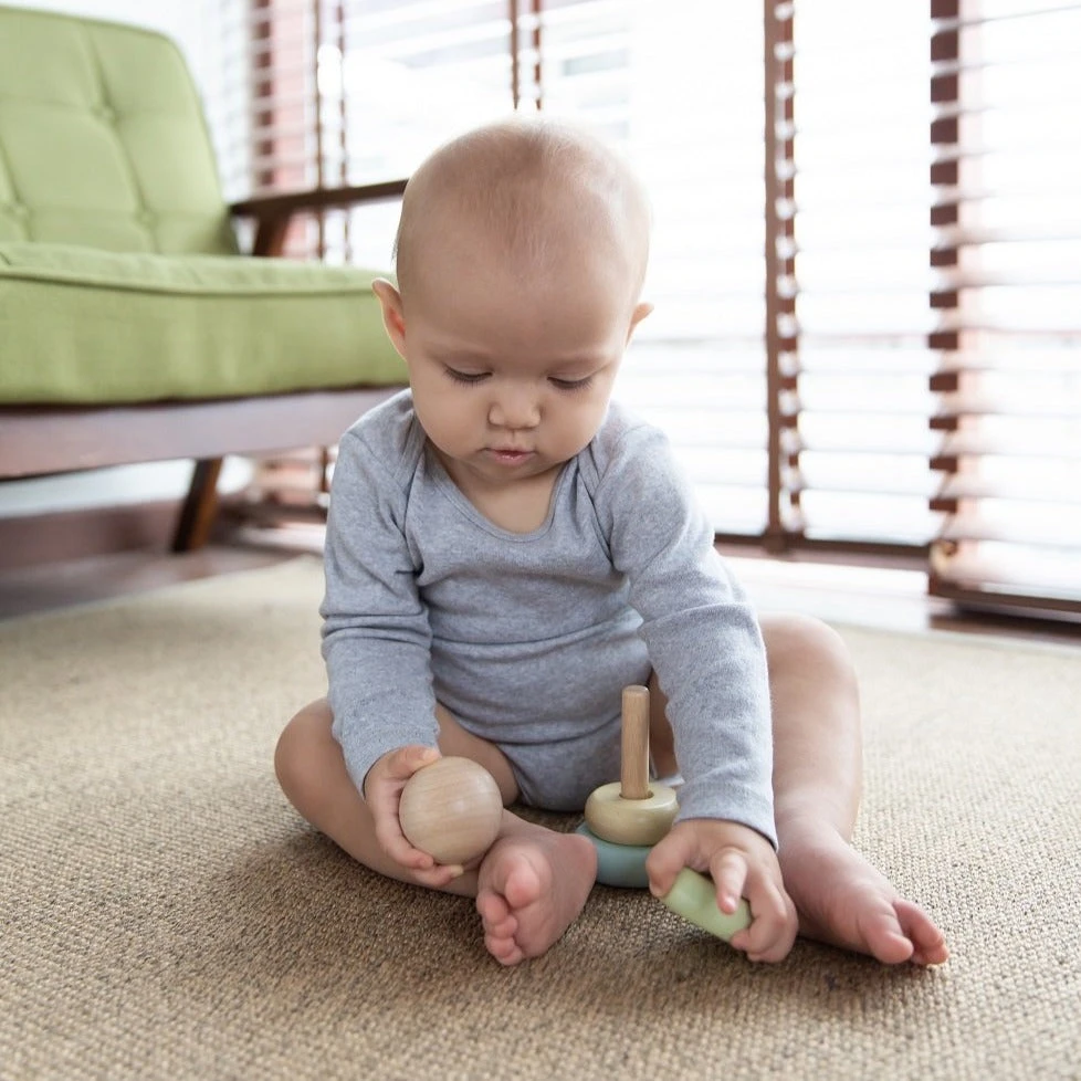 Plan Toys Stapeltoren Pastel 1 Jr+ 6 Plan Toys Stapeltoren Pastel 1 Jr+ - Afbeelding 4