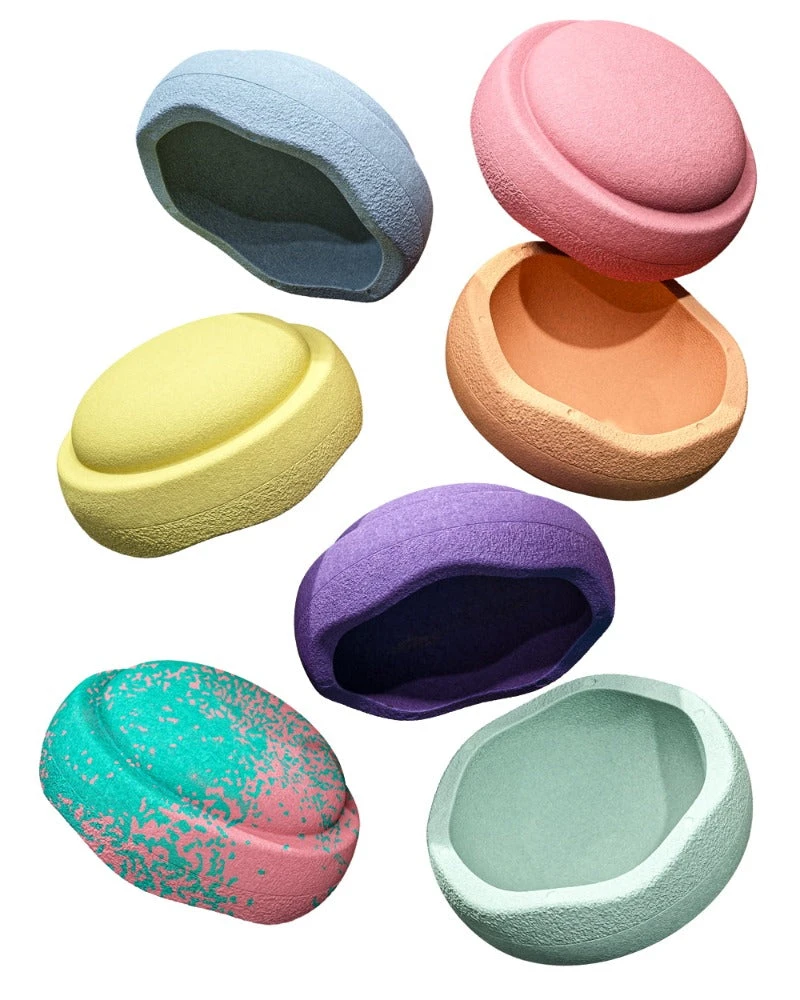 Stapelstein Bloom Stapelstenen 6 + 1 Regenboog Pastel 4 Stapelstein Bloom Stapelstenen 6 + 1 Regenboog Pastel - Afbeelding 2