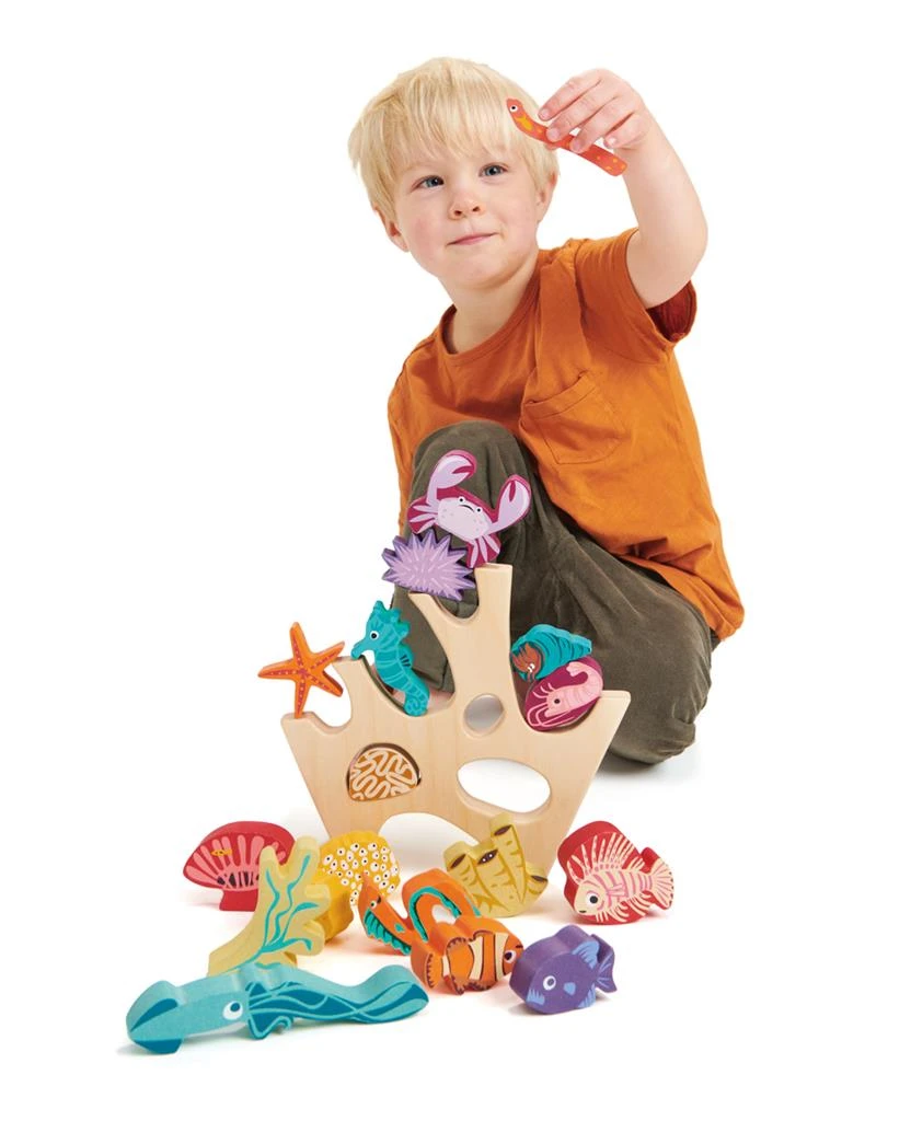 Tender Leaf Toys Stacker Koraalrif 18 Mnd+ 6 Tender Leaf Toys Stacker Koraalrif 18 Mnd+ - Afbeelding 4