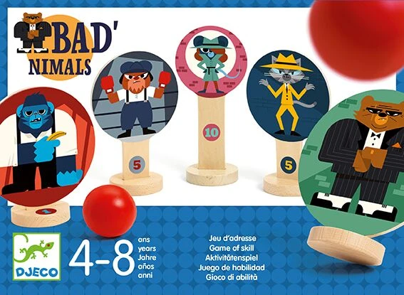 DJECO Ballen Gooien Bad'nimals 4-8 Jr 3 DJECO Ballen Gooien Bad'nimals 4-8 Jr