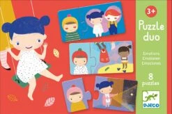 DJECO Puzzel Duo Emoties 2 Jr+