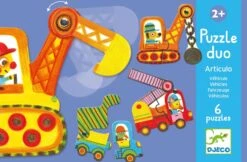 DJECO Puzzel Duo Articulo Voertuigen 2 Jr+