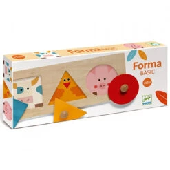 DJECO Knoppuzzel Forma Basic 12 M+ -Janob Verkoop djeco knoppuzzel forma basic dj06200 pck