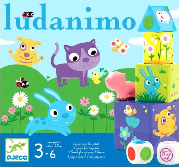 DJECO Ludanimo 3 In 1 / 3 Jr+ 3 DJECO Ludanimo 3 In 1 / 3 Jr+