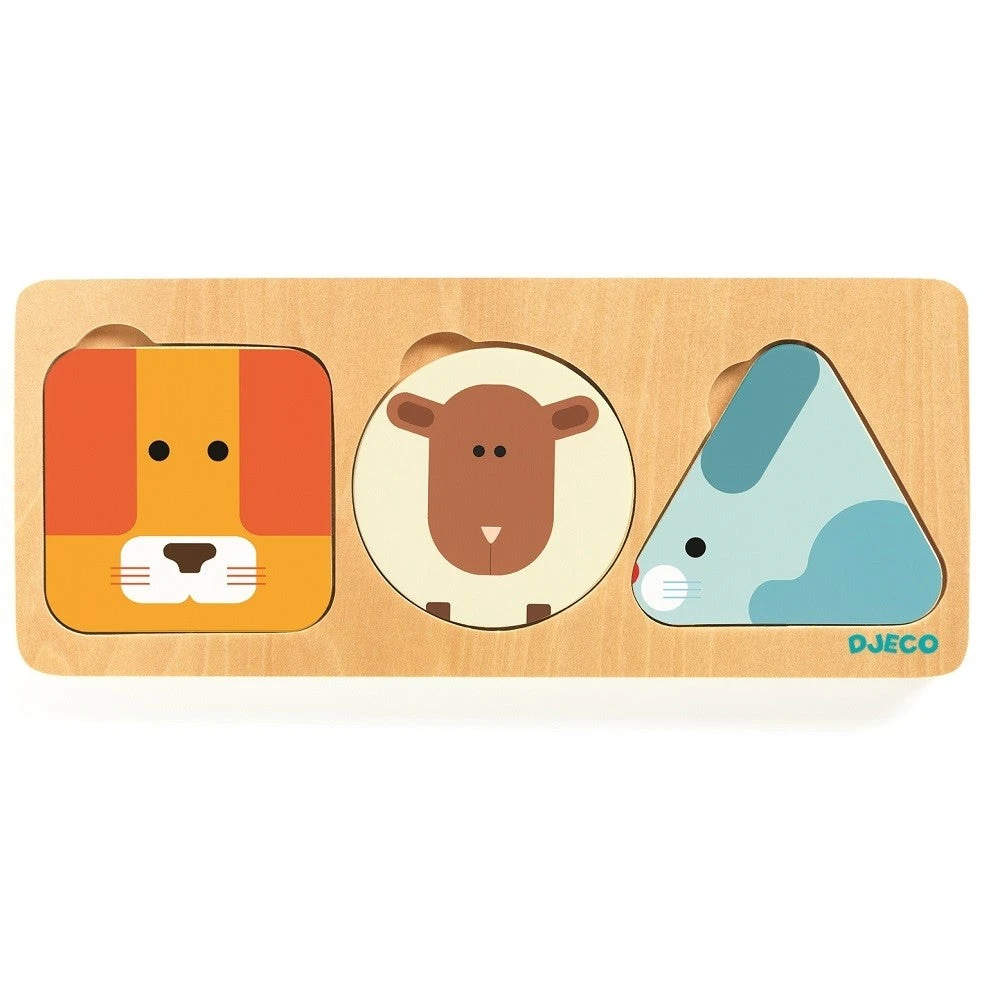 DJECO Puzzel Anima Basic 18 M+ 4 DJECO Puzzel Anima Basic 18 M+ - Afbeelding 2