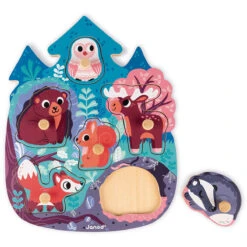 JANOD Knoppuzzel Bos 18 Mnd+ -Janob Verkoop janod knopuzel bos 117097 a