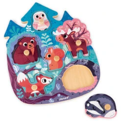 JANOD Knoppuzzel Bos 18 Mnd+ -Janob Verkoop janod knopuzel bos 117097 c