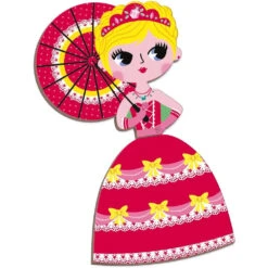 JANOD Magneetboek Prinsessen 3 Jr+ -Janob Verkoop janod magneet boek prinsessen 112725 d