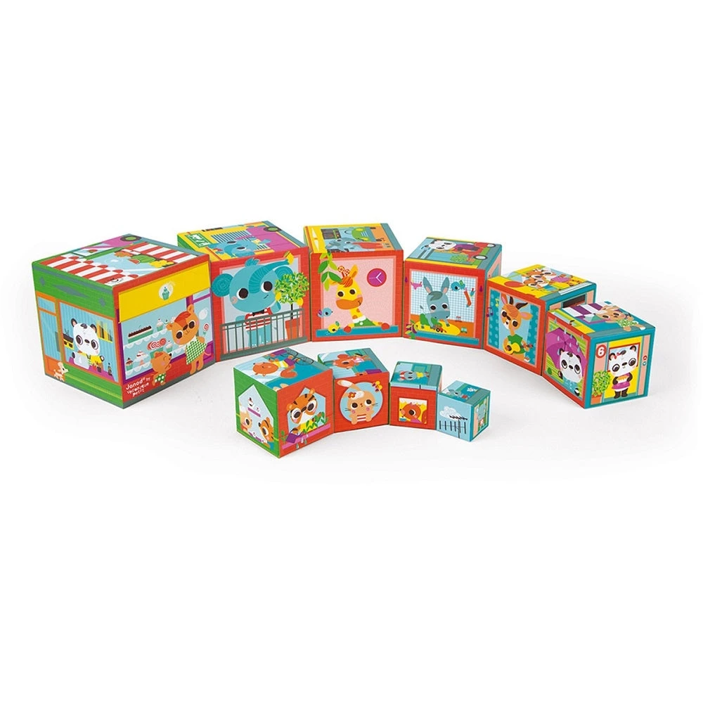 JANOD Stapeltoren Vrienden Uit De Stad 1 Jr+ 6 JANOD Stapeltoren Vrienden Uit De Stad 1 Jr+ - Afbeelding 4