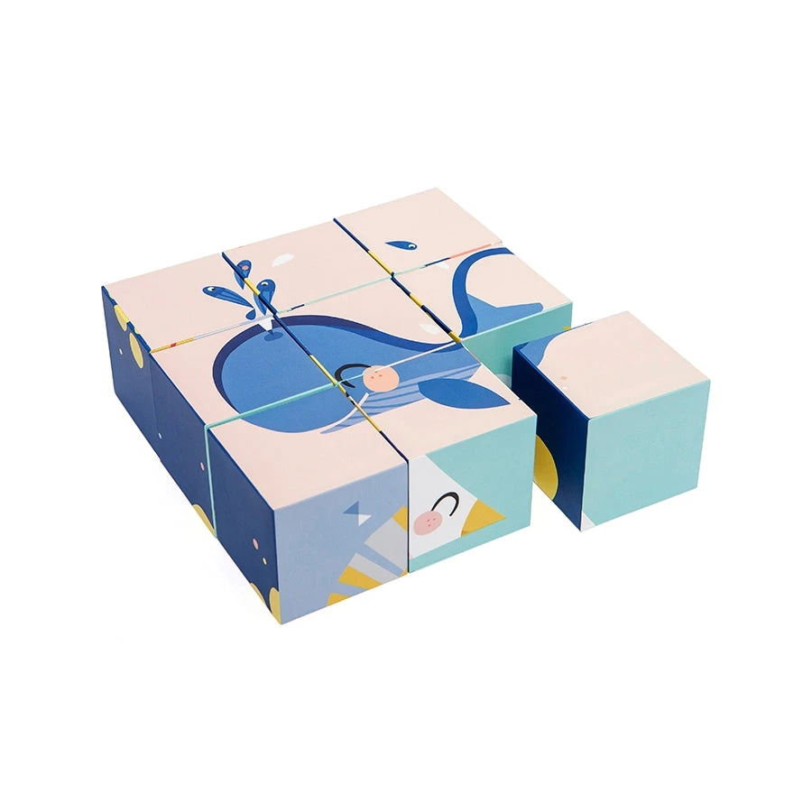 Petit Monkey Blokpuzzel Oh Shiny Day 2 Jr+ / 9 Stks 6 Petit Monkey Blokpuzzel Oh Shiny Day 2 Jr+ / 9 Stks - Afbeelding 4