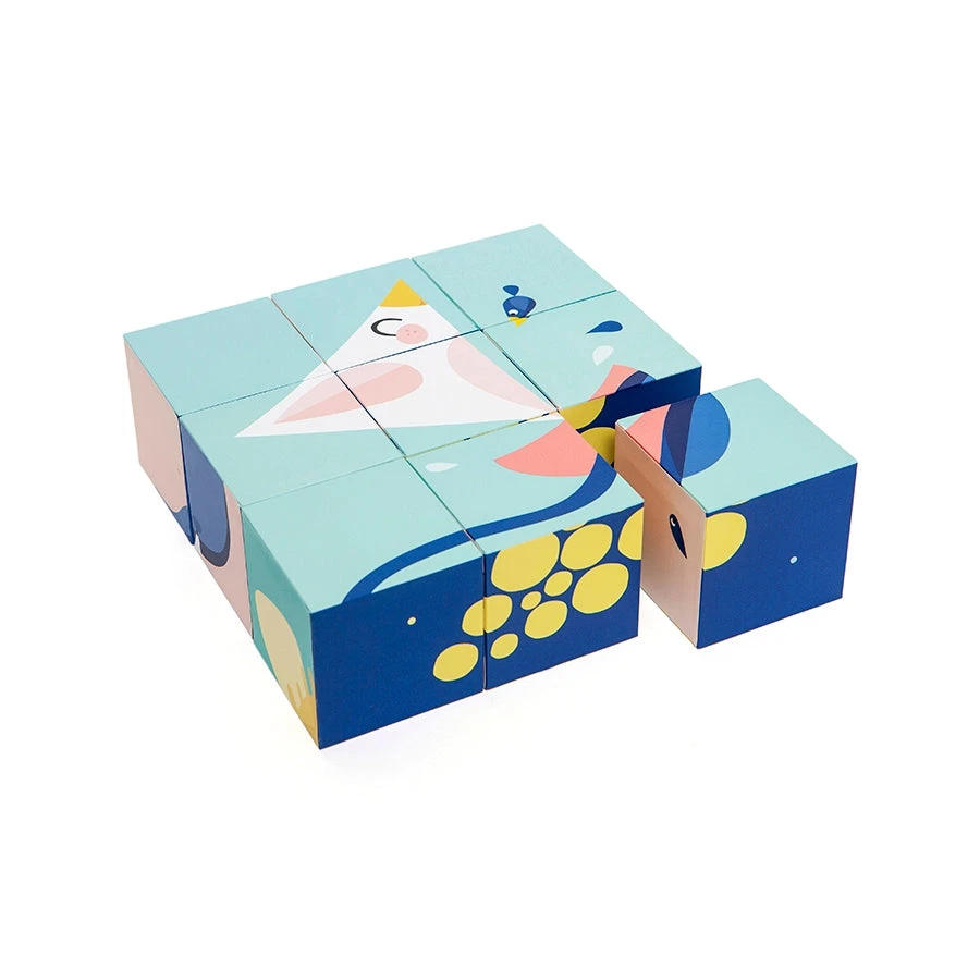 Petit Monkey Blokpuzzel Oh Shiny Day 2 Jr+ / 9 Stks 7 Petit Monkey Blokpuzzel Oh Shiny Day 2 Jr+ / 9 Stks - Afbeelding 5