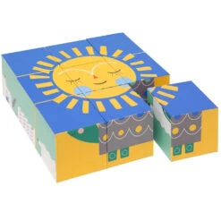 Petit Monkey Blokpuzzel Peanut & Friends 2 Jr+ / 9 Stks -Janob Verkoop petit monkey blokpuzzel peanut friends 2 jr 9 stks c