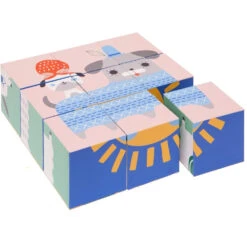 Petit Monkey Blokpuzzel Peanut & Friends 2 Jr+ / 9 Stks -Janob Verkoop petit monkey blokpuzzel peanut friends 2 jr 9 stks d