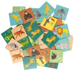 Petit Monkey Memo Game Jungle Animals 48 Stks / 3jr+ -Janob Verkoop petit monkey memory game jungle animals pmg010 r c 1