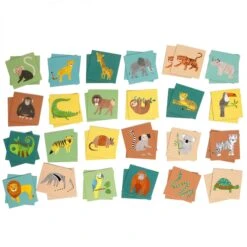 Petit Monkey Memo Game Jungle Animals 48 Stks / 3jr+ -Janob Verkoop petit monkey memory game jungle animals pmg010 r d 1